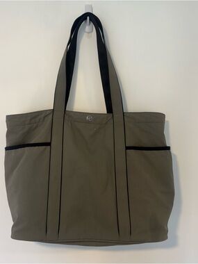 Lululemon Athletica Olive Green Tote Bag